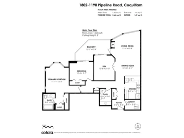 1802 1190 Pipeline Road, Coquitlam, BC, Coquitlam — Apartment/Condo for sale