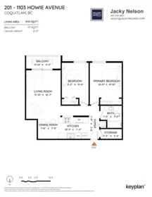 Aerial View of 201 1103 Howie Avenue, Coquitlam, BC