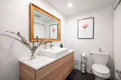 Powder Room Photo of 201 1103 Howie Avenue, Coquitlam, BC