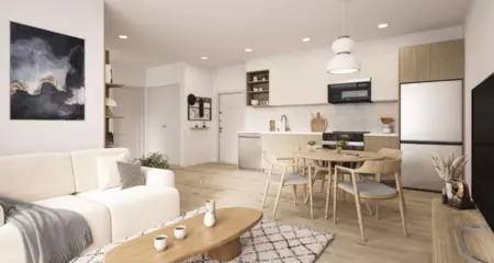 Dining Area Photo of 307 38060 2nd Avenue, Squamish, BC