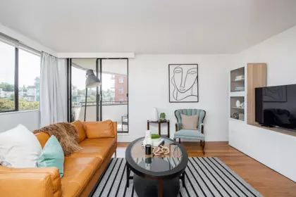 Living Room Photo of 902 1616 W 13 Avenue, Vancouver, BC