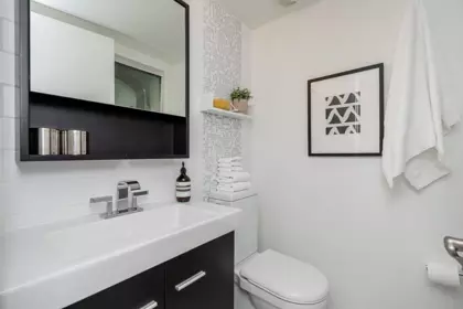 Powder Room Photo of 902 1616 W 13 Avenue, Vancouver, BC