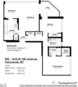 Street View Photo of 902 1616 W 13 Avenue, Vancouver, BC