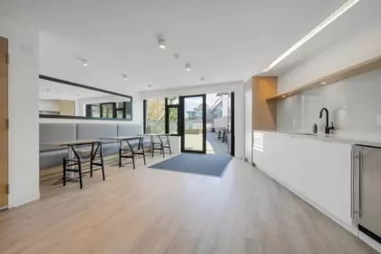 Aerial View of 304 210 E 5th Avenue, Vancouver, BC