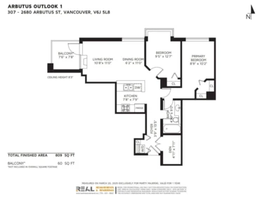 Exterior Rear Photo of 307 2680 Arbutus Street, Vancouver, BC