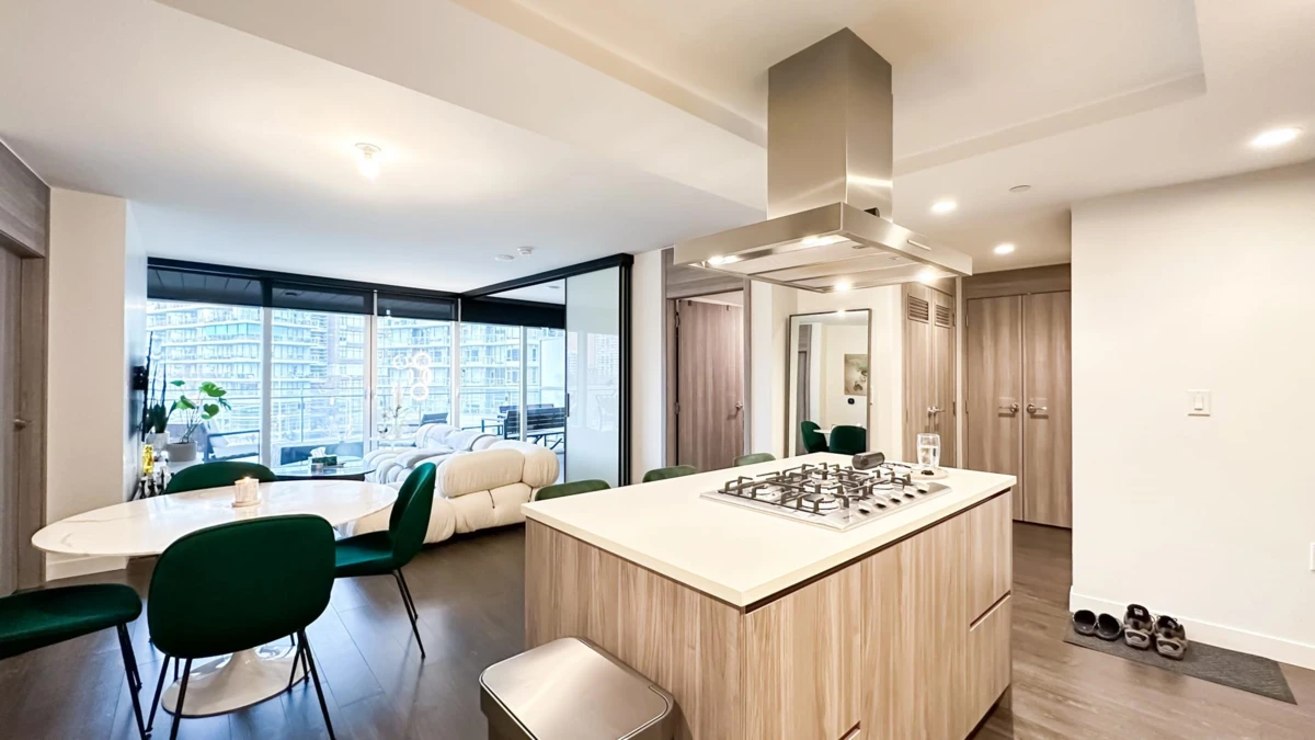 Dining Area Photo of 407 1768 Cook Street, Vancouver, BC