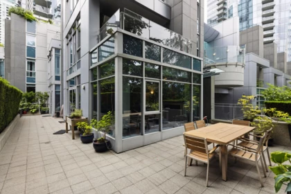 Backyard Photo of TH12 1233 W Cordova Street, Vancouver, BC