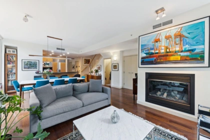 Kitchen Island Photo of TH12 1233 W Cordova Street, Vancouver, BC
