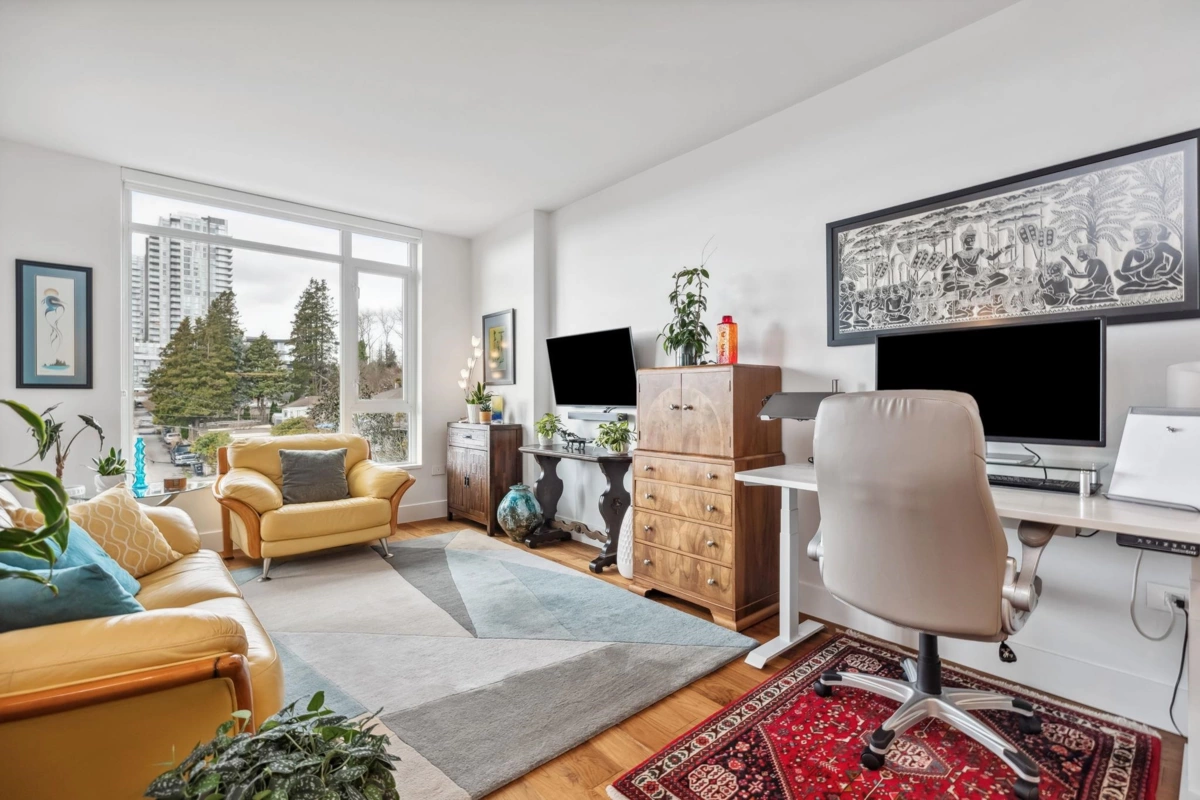 Exterior Rear Photo of 405 389 W 59th Avenue, Vancouver, BC