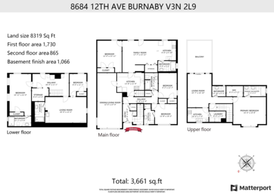 8684 12th Avenue, Burnaby, BC, Burnaby — Single Family Residence for sale