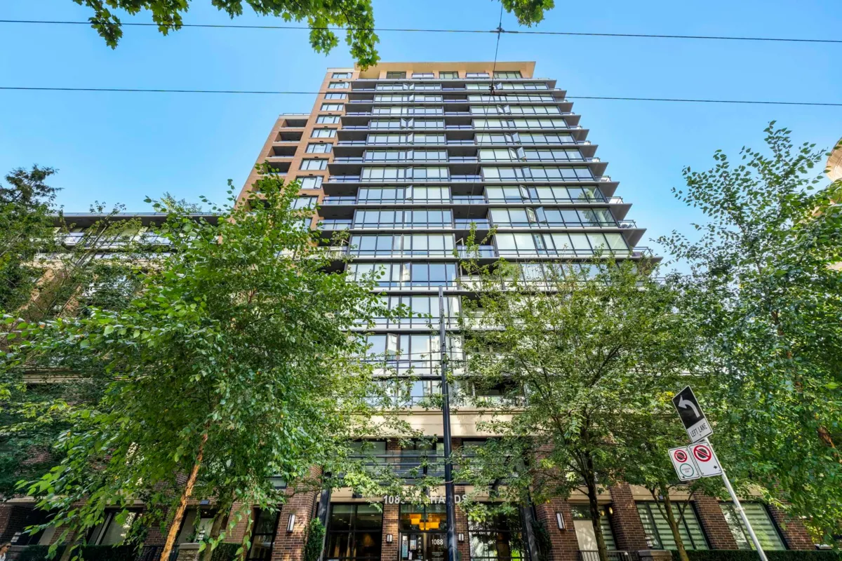 Exterior Rear Photo of 507 1088 Richards Street, Vancouver, BC