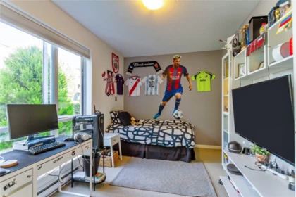Basement Recreation Room Photo of 302 3608 Deercrest Drive, North Vancouver, BC