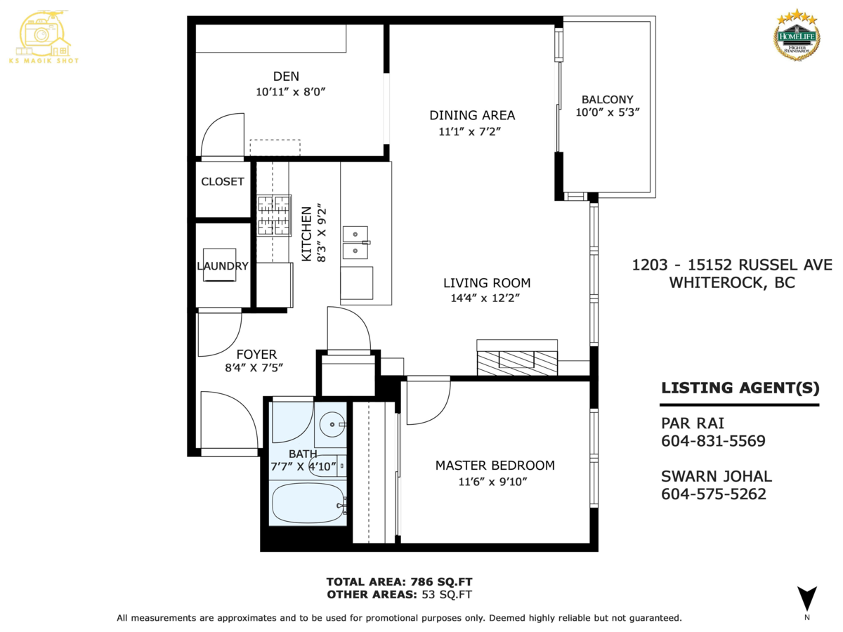 Staircase Photo of 1203 15152 Russell Avenue, White Rock, BC