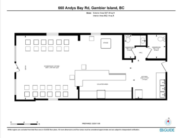 Basement Recreation Room Photo of 660 Andy's Bay Road, Gambier Island, BC