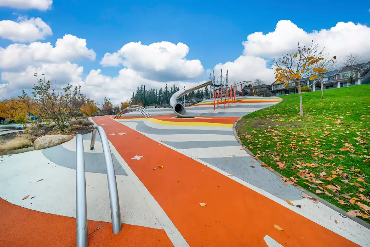 Living Room Photo of 114 3525 Chandler Street, Coquitlam, BC