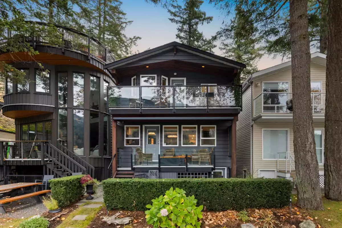 Aerial View of 173 First Avenue, Cultus Lake, BC
