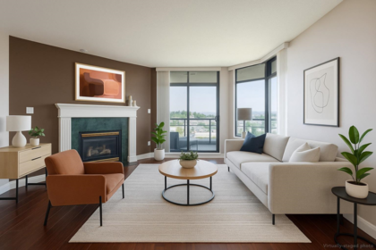 Living Room Photo of 1301 4425 Halifax Street, Burnaby, BC