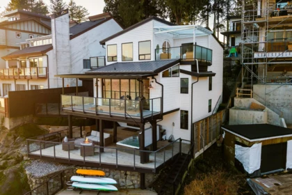 Aerial View of 184 Turtlehead Road, Belcarra, BC