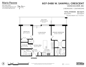 Basement Recreation Room Photo of 607 3488 Sawmill Crescent, Vancouver, BC