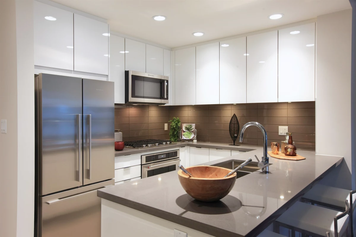 Living Room Photo of 319 255 W 1st Street, North Vancouver, BC