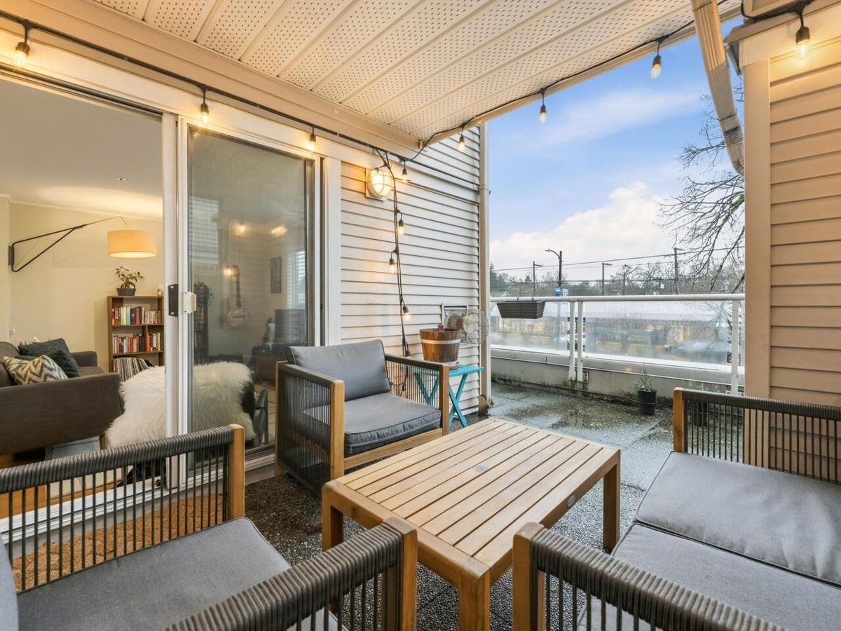 Outdoor Deck Photo of 209 3480 Main Street, Vancouver, BC
