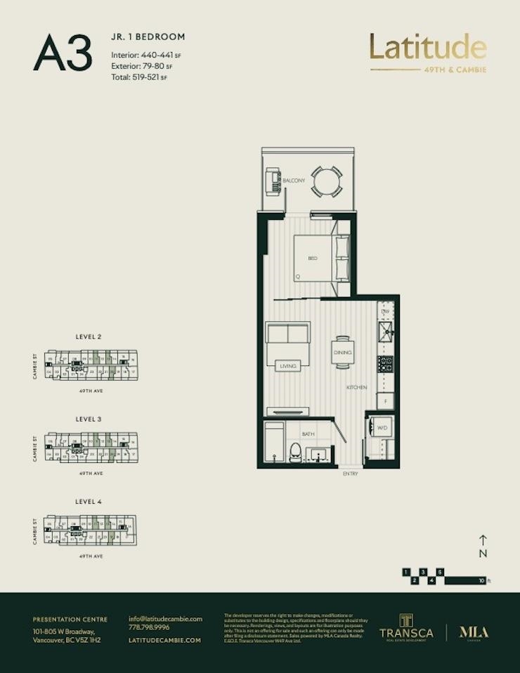 Breakfast Nook Photo of 211 481 W 49th Avenue, Vancouver, BC