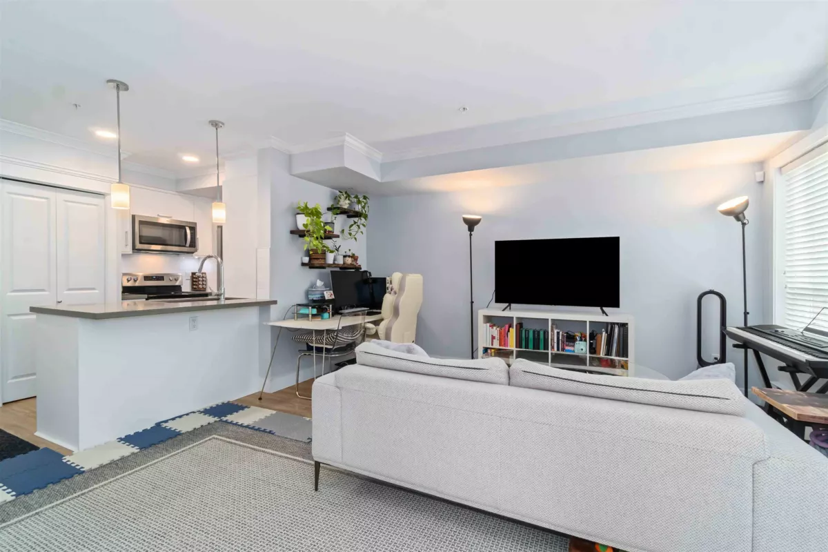 Living Room Photo of 104 2229 Atkins Avenue, Port Coquitlam, BC