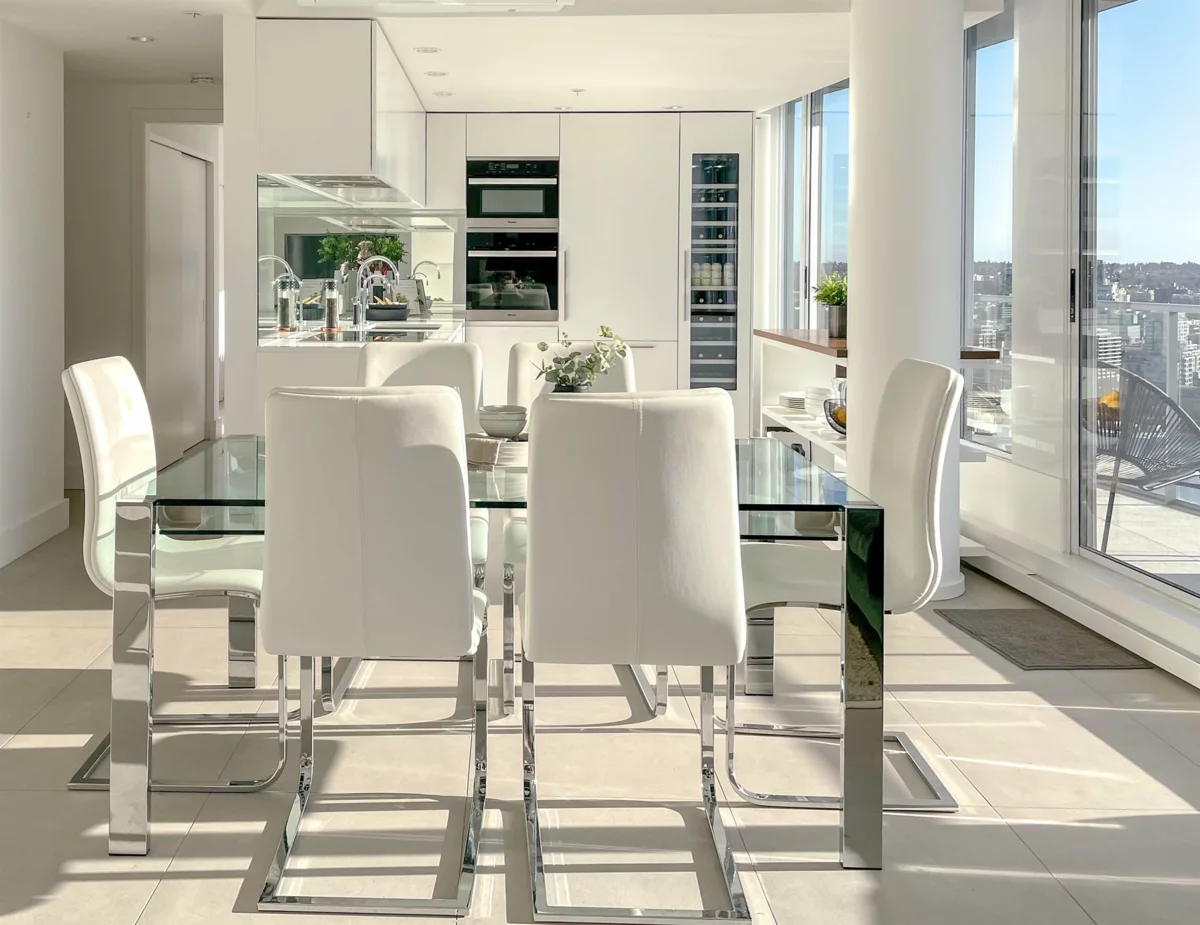 Dining Area Photo of 3703 689 Abbott Street, Vancouver, BC