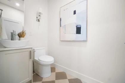 Powder Room Photo of 103 1837 E Georgia Street, Vancouver, BC
