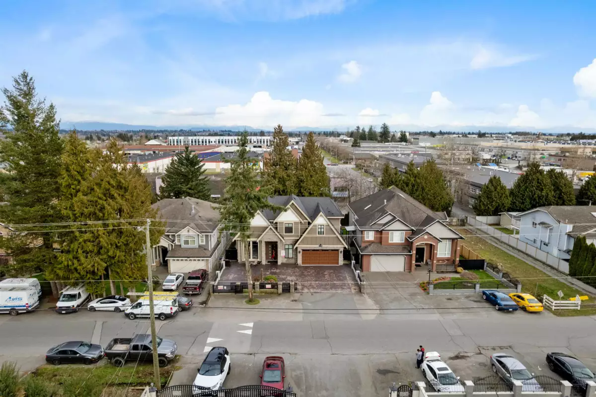 Aerial View of 7818 127 Street, Surrey, BC