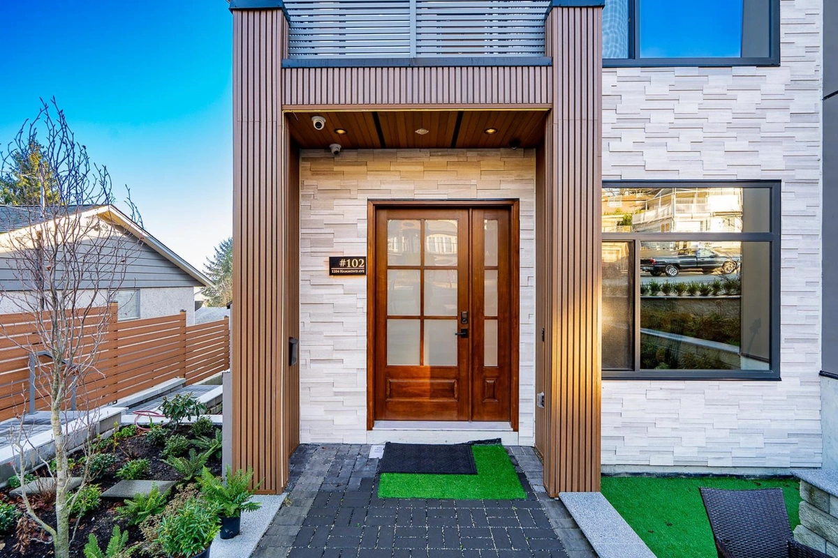 Exterior Rear Photo of 102 1204 Hammond Avenue, Coquitlam, BC