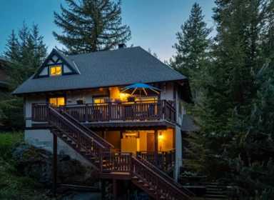 Aerial View of 9167 Emerald Drive, Whistler, BC