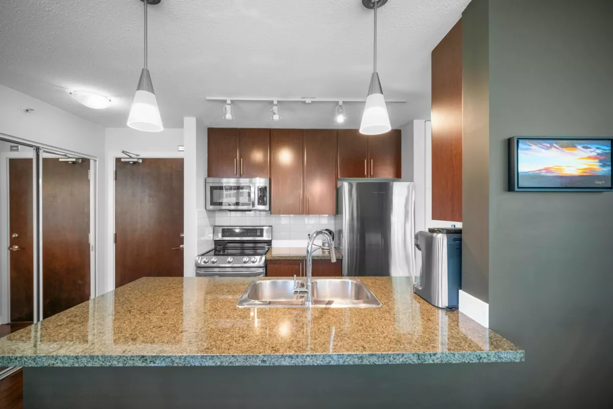 Family Room Photo of 501 618 Abbott Street, Vancouver, BC