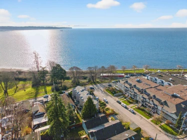 Aerial View of 812 Maple Street, White Rock, BC