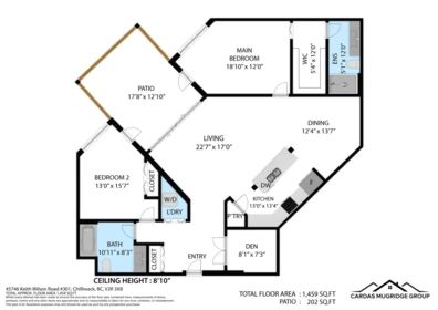 301 45746 Keith Wilson Road, Chilliwack, BC, Chilliwack — Apartment/Condo for sale