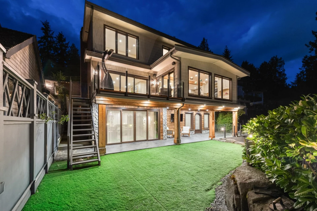 Exterior Rear Photo of 3298 Radcliffe Avenue, West Vancouver, BC