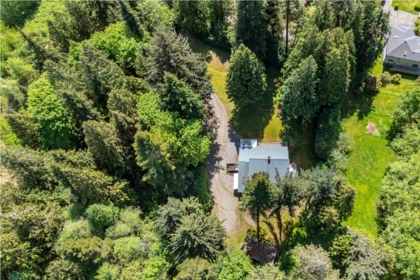 Aerial View of 914 Gower Point Road, Gibsons, BC