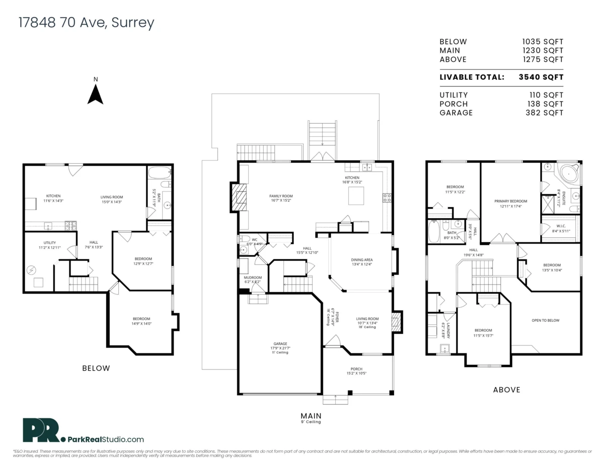 Exterior Rear Photo of 17848 70 Avenue, Surrey, BC