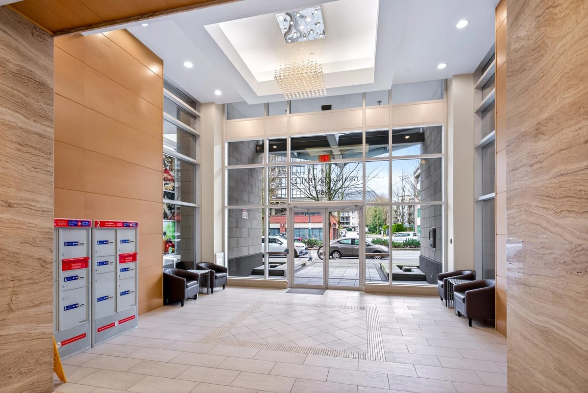 Living Room Photo of 1904 2968 Glen Drive, Coquitlam, BC