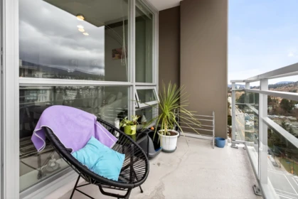 Backyard Photo of 1904 2968 Glen Drive, Coquitlam, BC