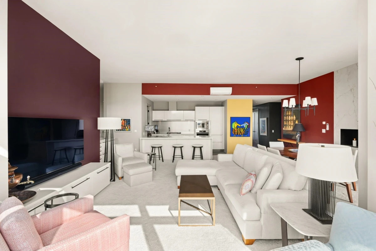 Living Room Photo of 801 77 Walter Hardwick Avenue, Vancouver, BC
