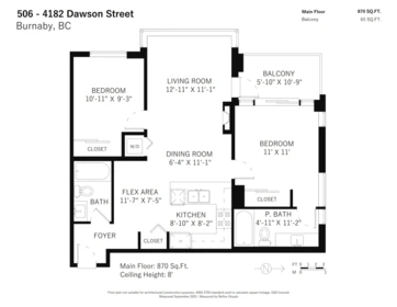 Basement Recreation Room Photo of 506 4182 Dawson Street, Burnaby, BC