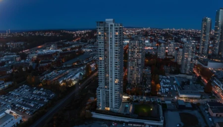 Aerial View of 3801 2388 Madison Avenue, Burnaby, BC