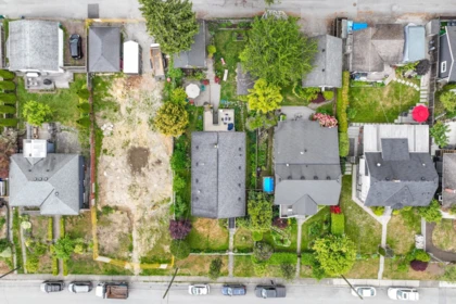 Aerial View of 534 E 7th Street, North Vancouver, BC