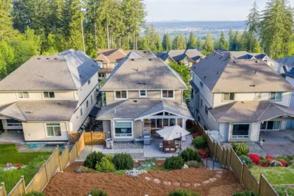 Aerial View of 3485 Wales Avenue, Coquitlam, BC
