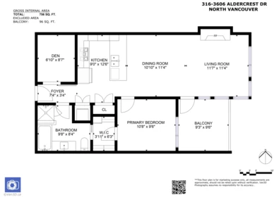 Basement Recreation Room Photo of 316 3606 Aldercrest Drive, North Vancouver, BC