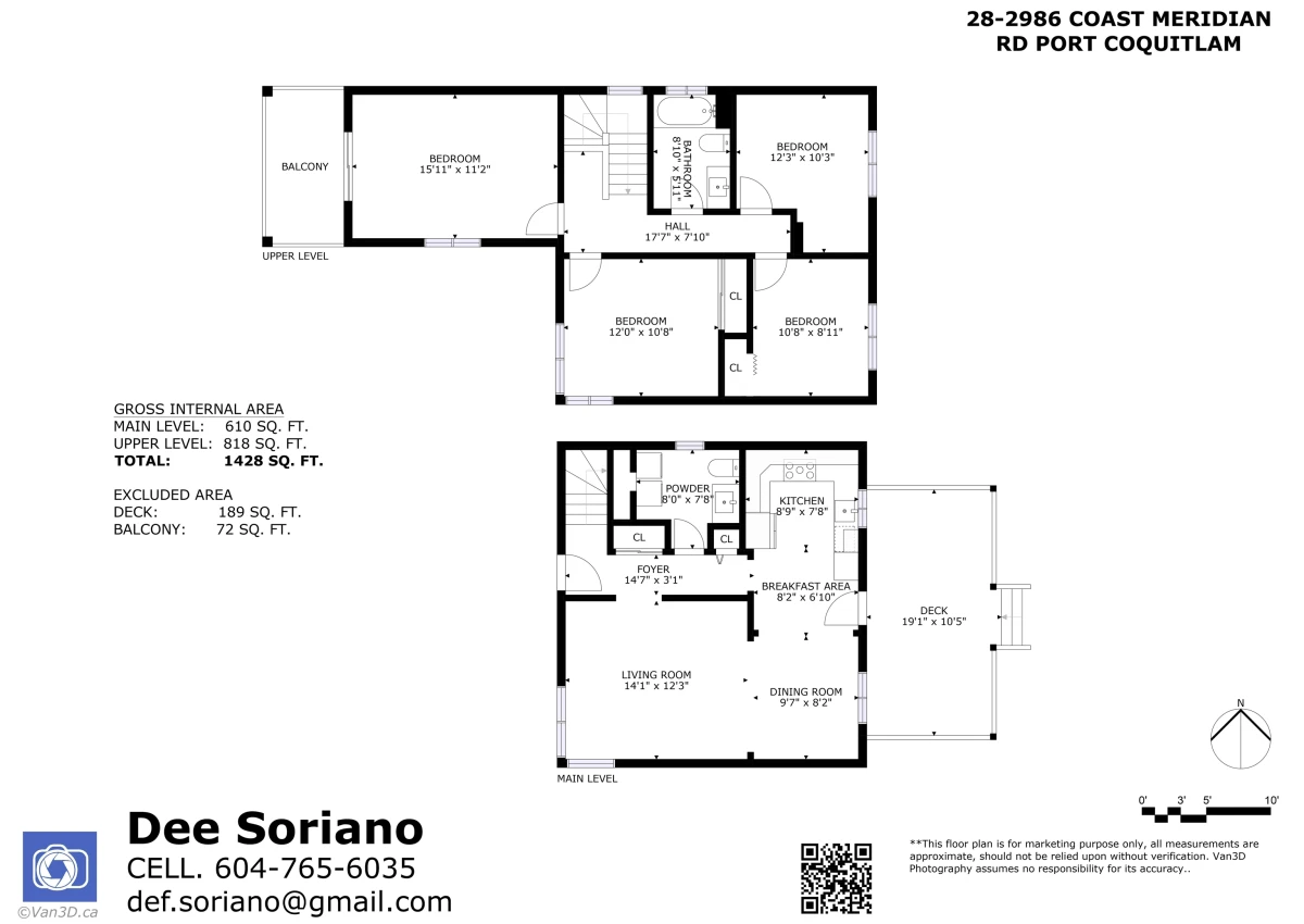Exterior Rear Photo of 28 2986 Coast Meridian Road, Port Coquitlam, BC