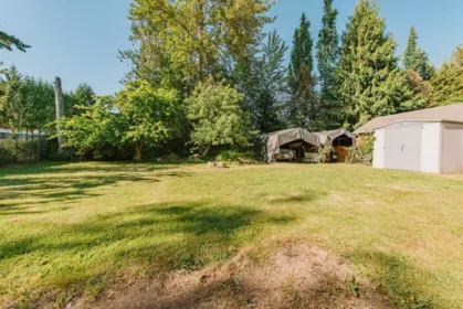 Aerial View of 934 Davis Road, Gibsons, BC