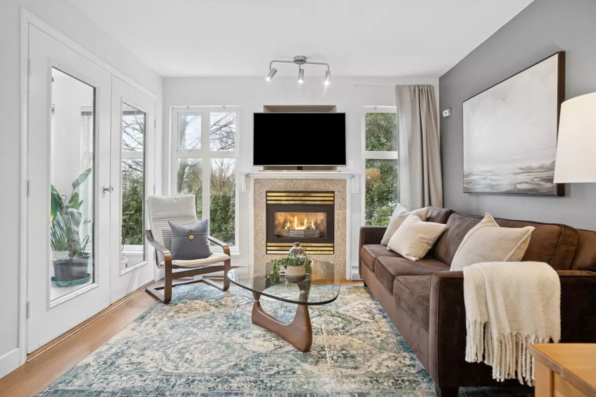 Living Room Photo of 201 1099 W 71st Avenue, Vancouver, BC