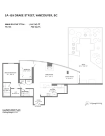 Community Amenities Photo (Clubhouse) of 5A 139 Drake Street, Vancouver, BC
